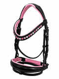 Aurelia Hanoverian Bridle - Rose