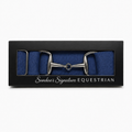 Navy Snaffle Belt