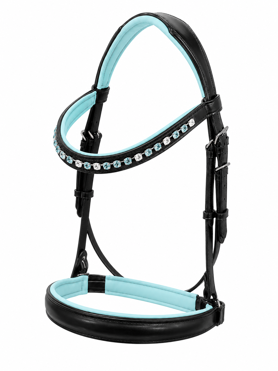 Aurelia Cavesson Bridle - Turquoise