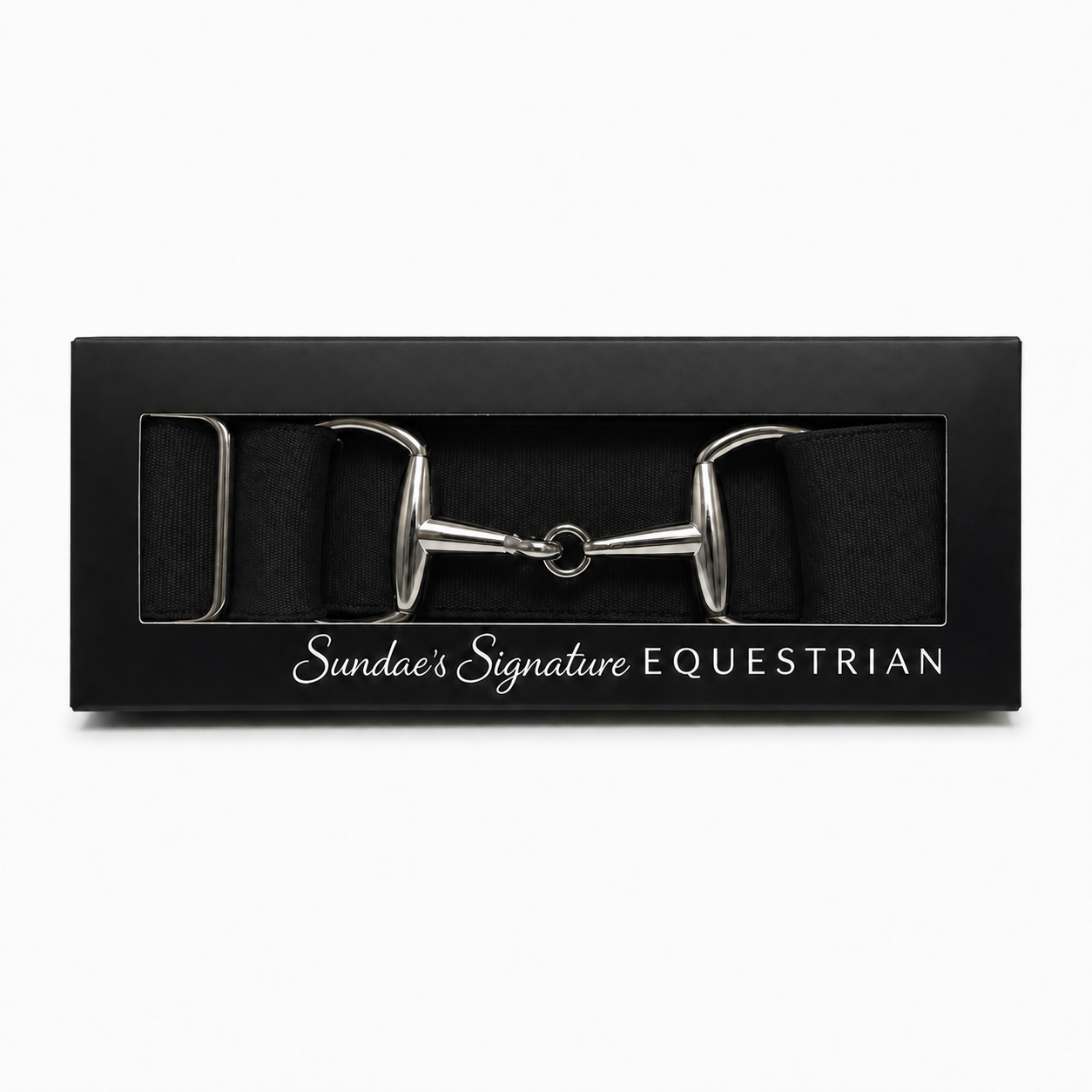 Black Snaffle Belt
