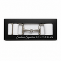White Snaffle Belt